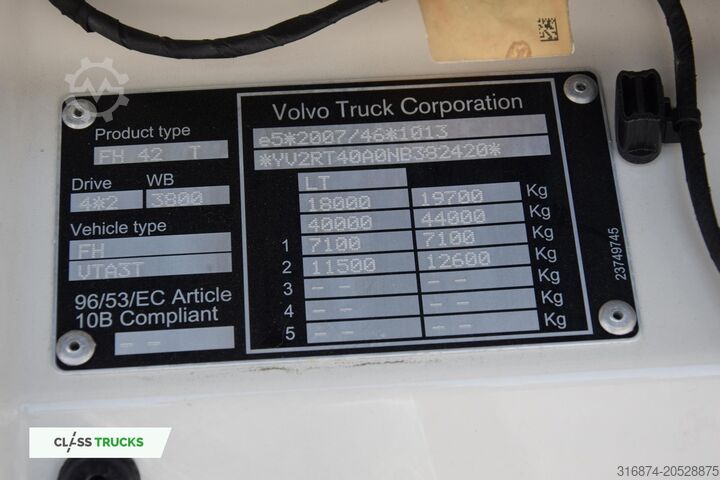 Standard tractor unit VOLVO FH 500 Globetrotter XL Varios