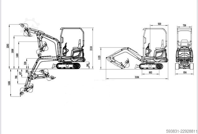 Minigraver Josan 1,2t