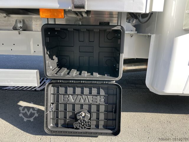 Transporter met dieplader & dekzeil RENAULT Master Pritsche Plane Schiebeplane
