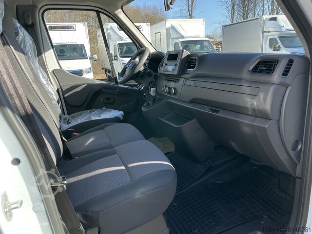 Transporter met dieplader & dekzeil RENAULT Master Pritsche Plane Schiebeplane