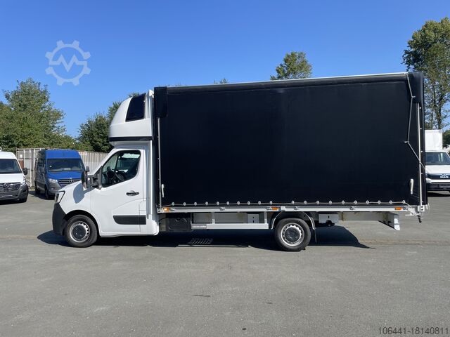 Transporter met dieplader & dekzeil RENAULT Master RED/Pritsche Plane/höhe Verstellbar