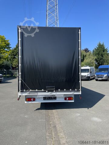 Transporter met dieplader & dekzeil RENAULT Master RED/Pritsche Plane/höhe Verstellbar