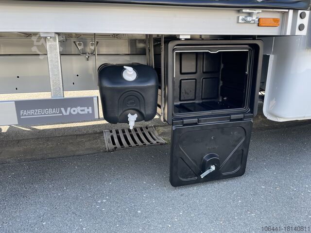 Transporter met dieplader & dekzeil RENAULT Master RED/Pritsche Plane/höhe Verstellbar