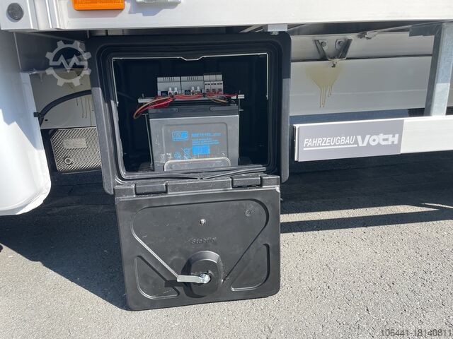 Transporter met dieplader & dekzeil RENAULT Master RED/Pritsche Plane/höhe Verstellbar