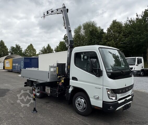 Truck-mounted crane van Fuso 3S15 Alu Pritsche 2.80m Ladekran Funk! sofort verfügbar!