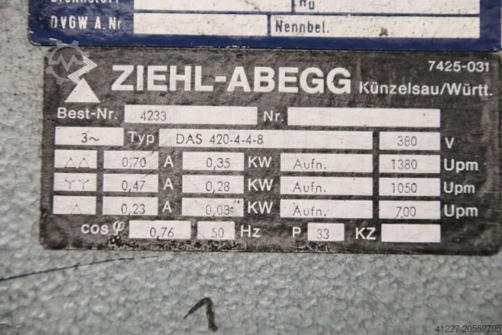 Chauffage du hall GEA Happel 4124/403/441