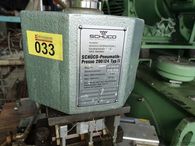 Pneumatisk press SCHÜCO 290124 II