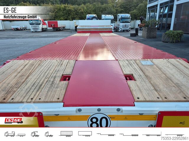 Lavt bygger sættevogn FAYMONVILLE MAX Trailer MAX100 Semi-Tieflader
