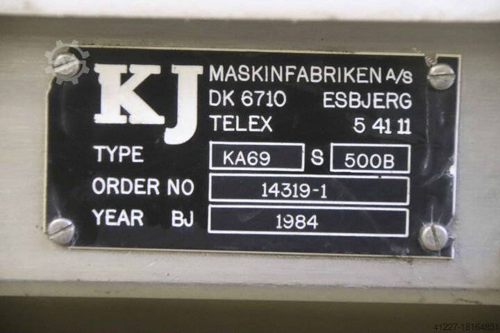 Förderband 8,3 m/min KJ KA69 500B 11200 x 500 mm