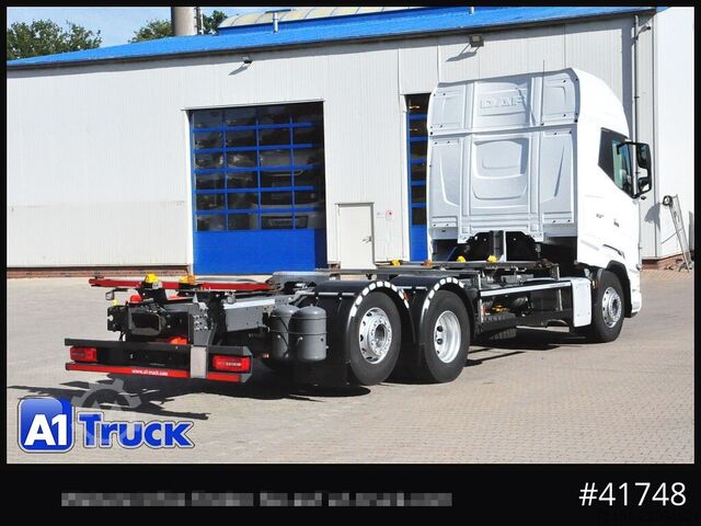 Lastbil med utbytbar kaross DAF XG+ 480 FAN Intarder Lenkachse, Steering Axle