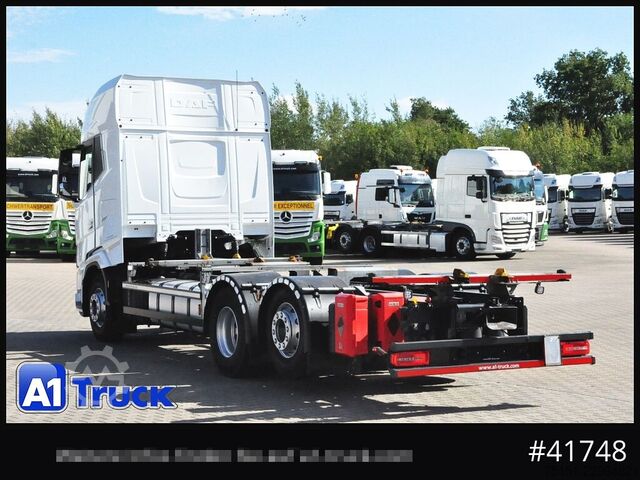 Lastbil med utbytbar kaross DAF XG+ 480 FAN Intarder Lenkachse, Steering Axle