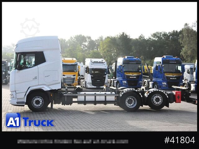 Lastbil med utbytbar kaross DAF XG+ 480 FAN Intarder Lenkachse, Steering Axle