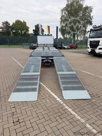 Camião de plataforma MAN TGS 35.540  Maschinentransporter mit Rampen