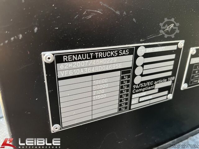 Volumen SZM RENAULT T 480 High*VollLuft*Hubplatte*Standklima*173TKM*