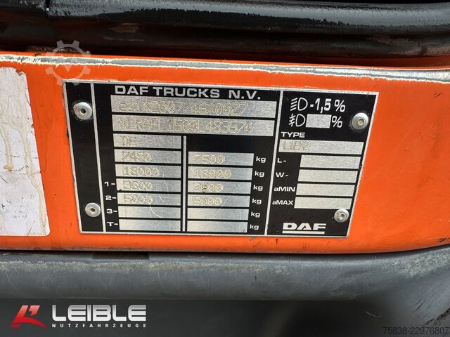Dreiseitenkipper DAF LF 210 FA*Meiller Kipper*Day-Cab*EN12642XL*