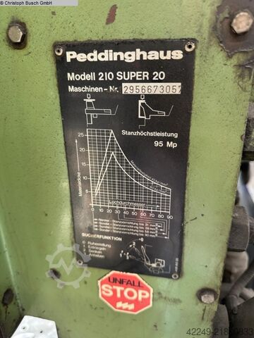 Bölüm çelik makası PEDDINGHAUS 210 Super 20