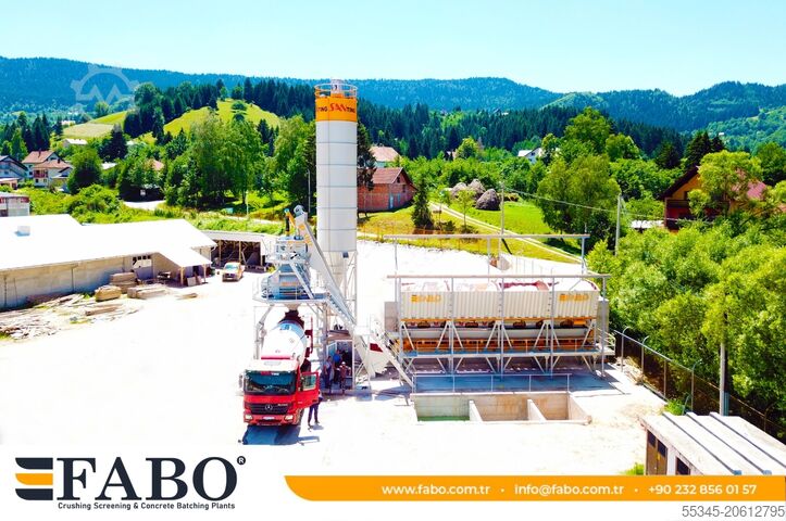 Stationaire betoncentrale FABO Sabit Beton Santralleri COMPACT-110 Sabit Beton Santrali