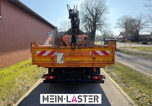 Driezijdige kipper bestelwagen FUSO Canter 7C18 3 S-Kipper /Hiab 055 12m 500 kg