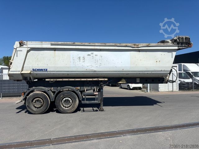Semi-reboque basculante SCHMITZ CARGOBULL SKI 18 SL-7.2 SR 28m3 el. Verdeck Liftachse