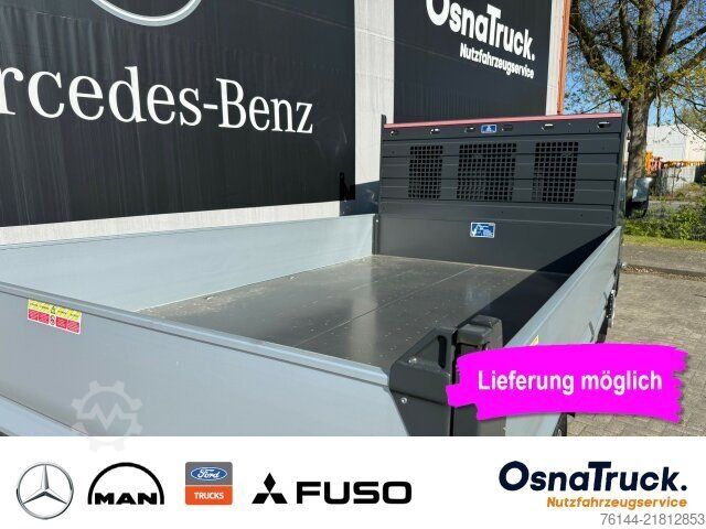 Tippbil skåpbil FUSO 4C15e Hinterkipper+Box M-Batt.,Klima,2-DIN Radio