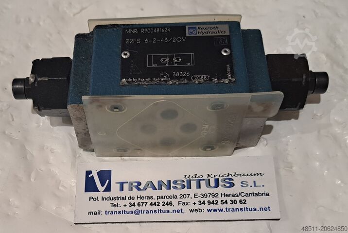 Hydraulikventil REXROTH Z2FS 6-2-43/2QV R900481624 38326