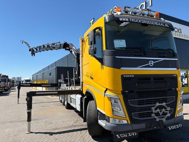 Φορτηγό γερανού Volvo FH 500 + HIAB 638 E-6 + JIB 6x + 8X4 TRIDEM + E...