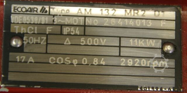 Elektromotor 11 kW 2920 Rpm Ecoair AM 160 MR201