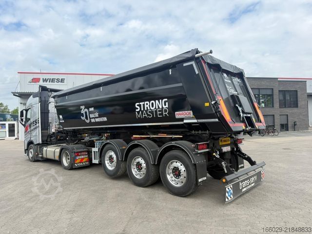 Tippsemitrailer WIELTON NW-3 Stahl Kippmulde 30 m³ Hardox