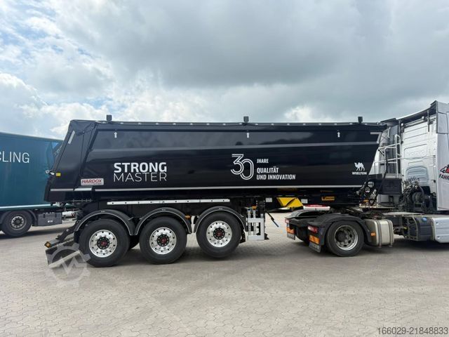 Tippsemitrailer WIELTON NW-3 Stahl Kippmulde 30 m³ Hardox