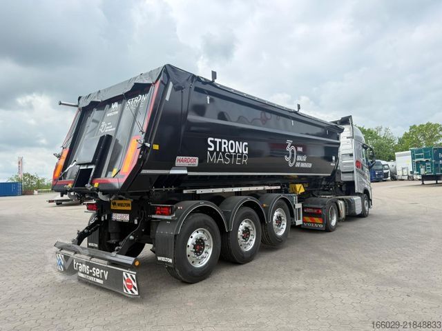 Tippsemitrailer WIELTON NW-3 Stahl Kippmulde 30 m³ Hardox