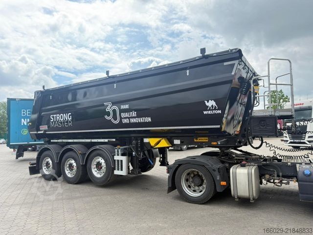 Tippsemitrailer WIELTON NW-3 Stahl Kippmulde 30 m³ Hardox