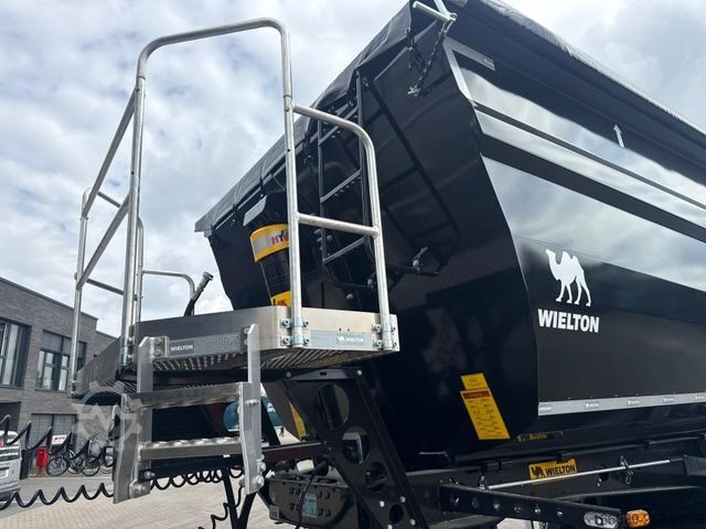 Tippsemitrailer WIELTON NW-3 Stahl Kippmulde 30 m³ Hardox