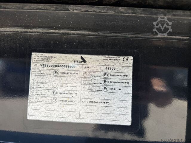 Naczepa wywrotka STAS S300CX Stahl Kipper Top Zustand