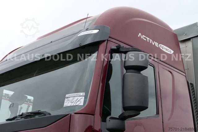 Camion cu platformă și prelată IVECO Stralis 460 PP Bordwände Retarder LBW Euro 6