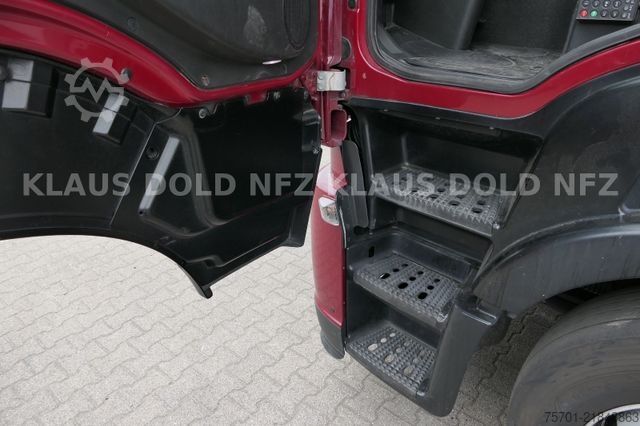 Camion cu platformă și prelată IVECO Stralis 460 PP Bordwände Retarder LBW Euro 6