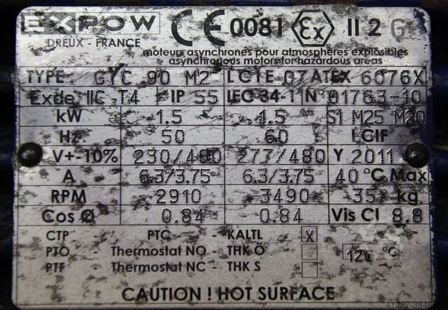 Kreiselpumpe Speck Pumpen IN-VB-F 10-30 B