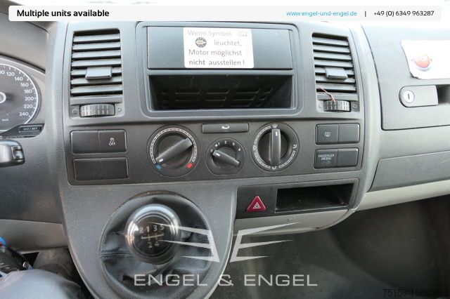 Panelová dodávka Volkswagen T5 Transporter 2.0 TDI PARKTRONIK EURO-5 2xSCHIEBETÜR CoC