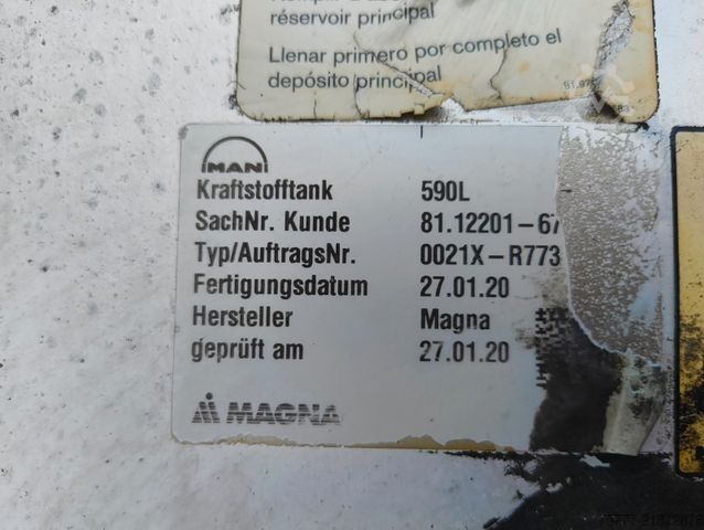 Felépítménycserélő teherautó MAN TGX 26.470XXL INTARDER-Lift/Lenk-419tkm Engine