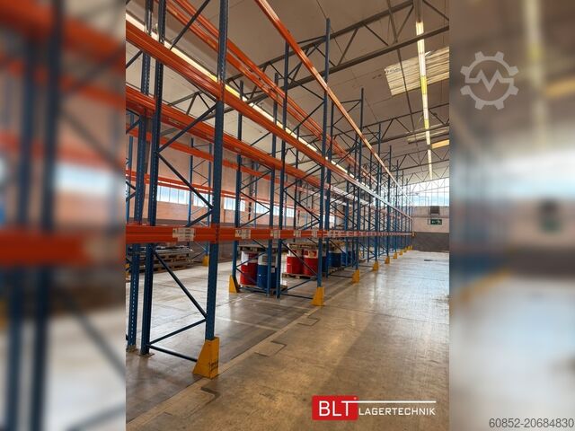 Lasthyllor Industrihyllor ca. 100 lfm Stow Palettenregale H:700cm 3200 kg Fachlast Boden +3 , Hochregale