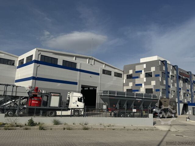 Installation de mélange de béton Polygonmach PAC 45m3/hour mobile concrete plant