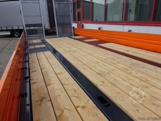 Nízkoložný přívěs Möslein TTT-11 6,20 Orange Neuer Tandemtieflader