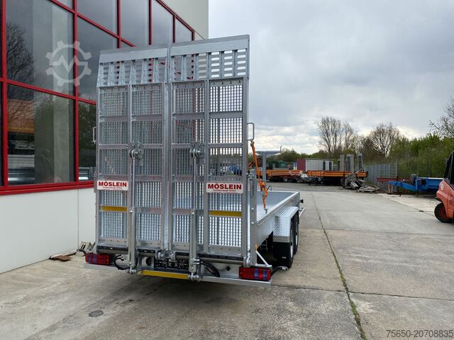Nízkoložný přívěs Möslein TT 11-E6x2 hydr. Rampen Tieflader für Fräsen breiten hydraulischen Rampen, Neu