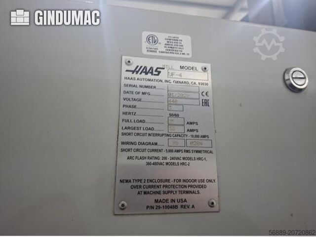 Vertikalna maљinske centar HAAS VF-4
