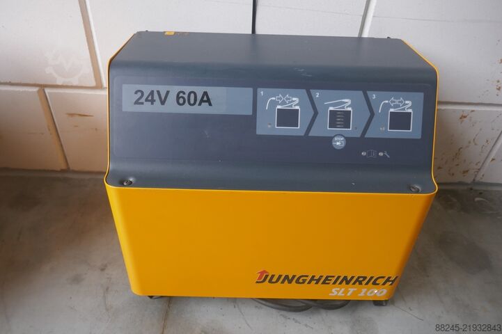 Kullanılmış paletli transpalet, istifleyici Jungheinrich 24volt 60Ah şarj cihazı JUNGHEINRICH 60Ah
