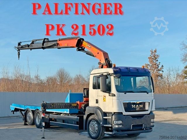 Šlep vozilo MAN TGS 26.400 * PALFINGER PK 21502 + FUNK*