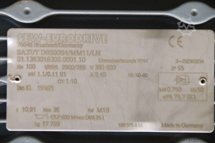 Transportband frequentiegeregeld Transnorm 1100 6000 x 600 mm