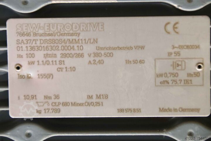 Transportband frequentiegestuurd Transnorm 1100 6000 x 600 mm
