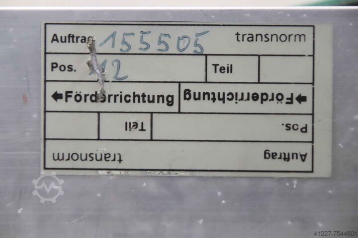 Transportband frequentiegestuurd Transnorm 1100 6000 x 600 mm