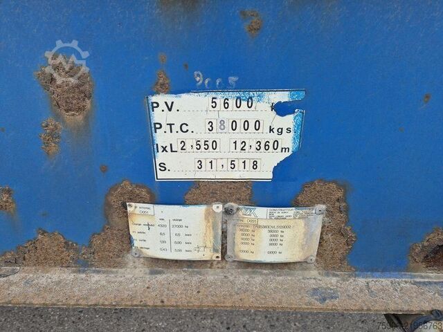 Uzun malzeme yarı römorku Trax PORTE CONTAINERS