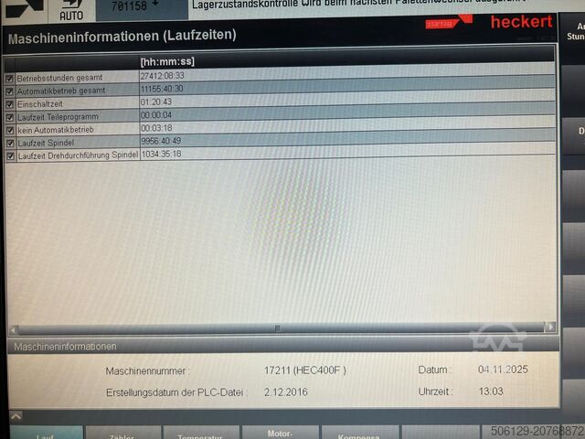 Pionowe centrum obróbcze Starrag HEC 400 F